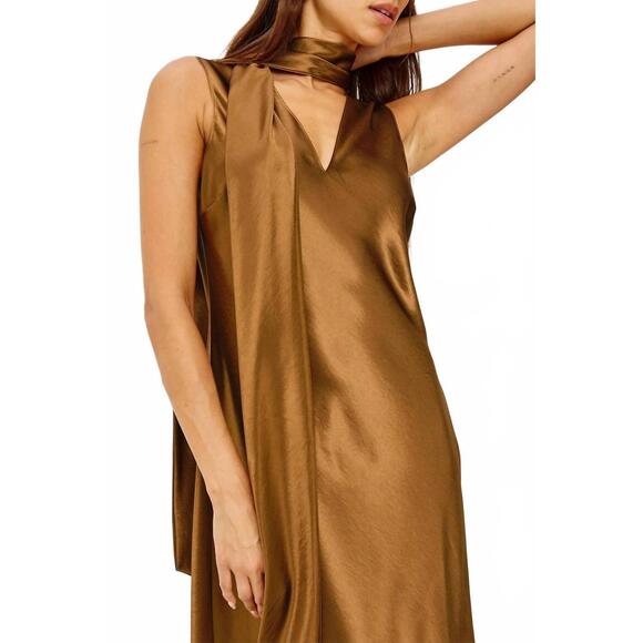 NEW RAILS lorenza midi dress in ginger - Picture 4 of 4